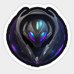 alien robot Sticker